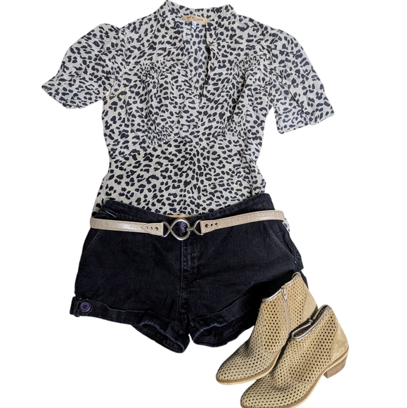 Vintage mod buckle waist belt - Picture 7 of 8